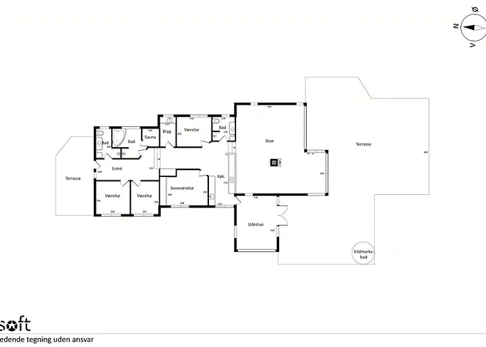 With Extraordinary Sea View At Rosnaes بيت للعطل *
